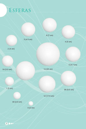 unicel decorción esferas